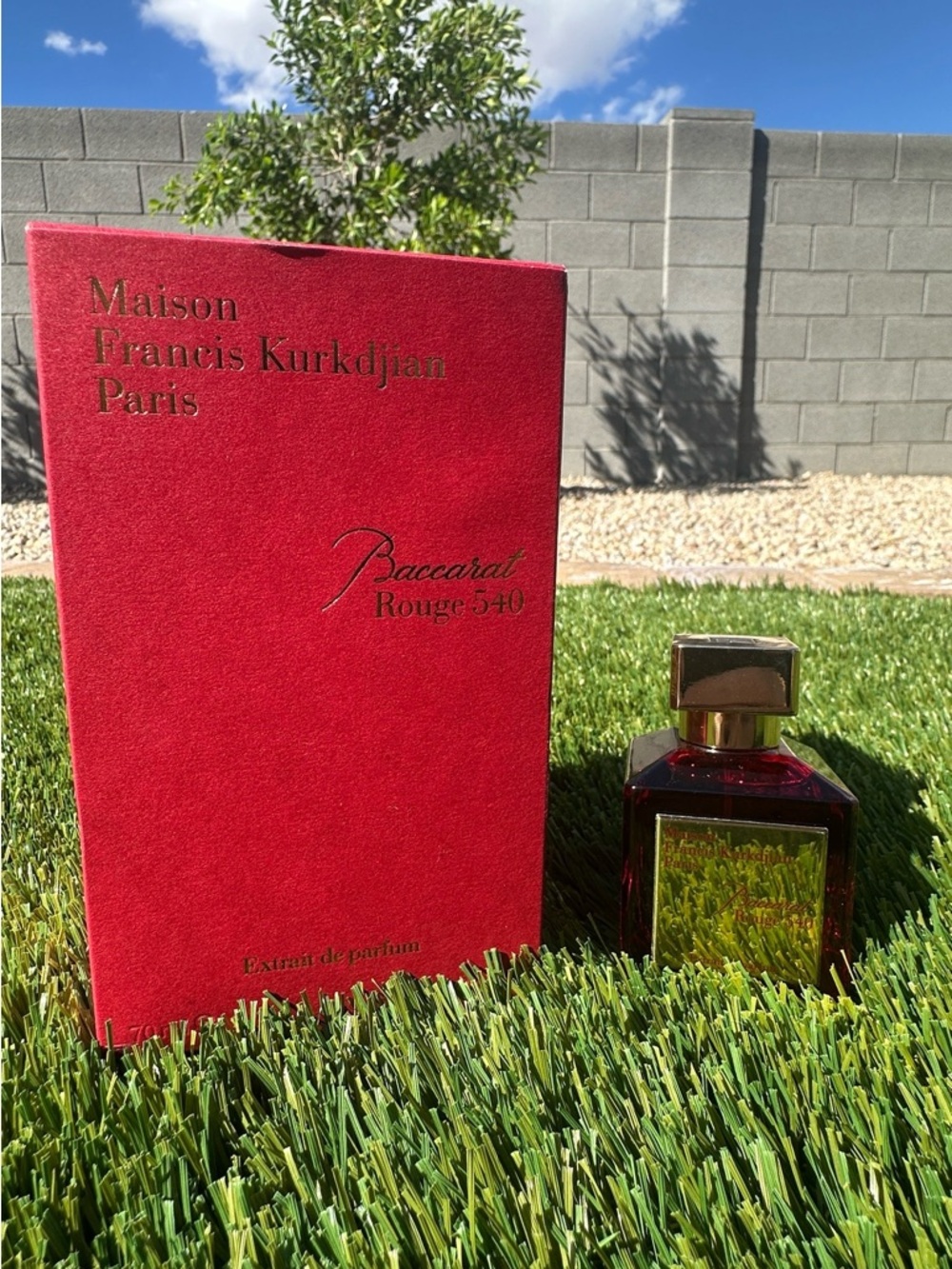 Baccarat Red and Gold Fragrance Set by Baccarat